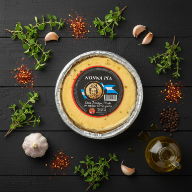 Queso Provoleta Nonna p&Iacute;a con cazuela por unidad 